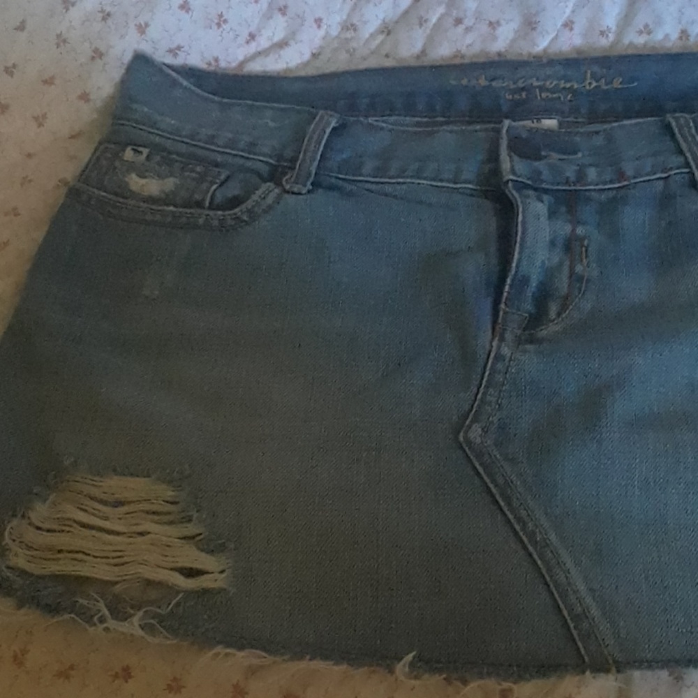 Abercrombie jean skirt